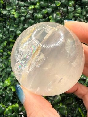Girasol Quartz w/ Golden Healer Sphere 61mm
